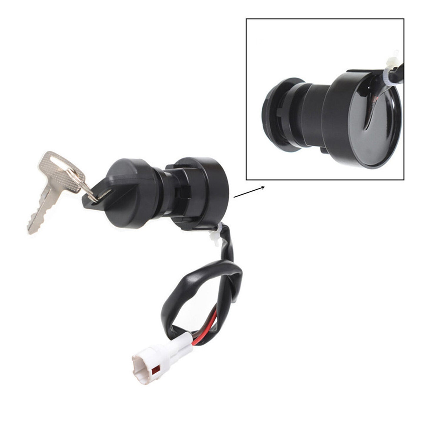 ALL-CARB Ignition Key Switch Replacement for Yamaha Raptor 250 660R 350 700