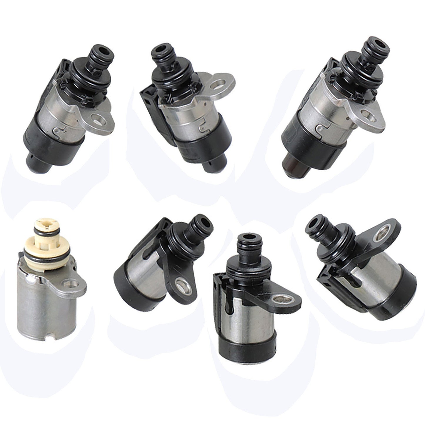 ALL-CARB 7Pcs Transmission Solenoid RE5R05A Replacement for Nissan Infiniti Hyundai Datsun 2003-2011 31941-1FX02,63431A-U