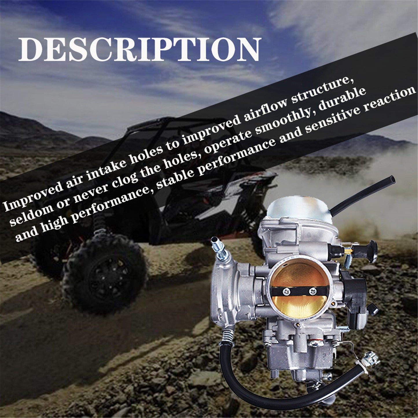 Carburetor Carb with Kits Replacement for YFZ450 2012-2013 Yamaha YFZ450