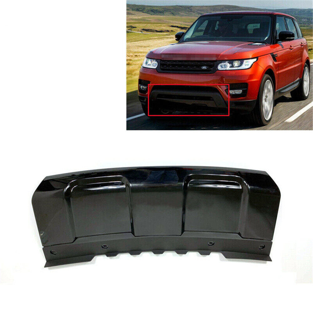 ALL-CARB Front Lower Black Skid Plate Bumper Board Trim LR095427 LR045039 Replacement for Range Rover Sport 2014-2017