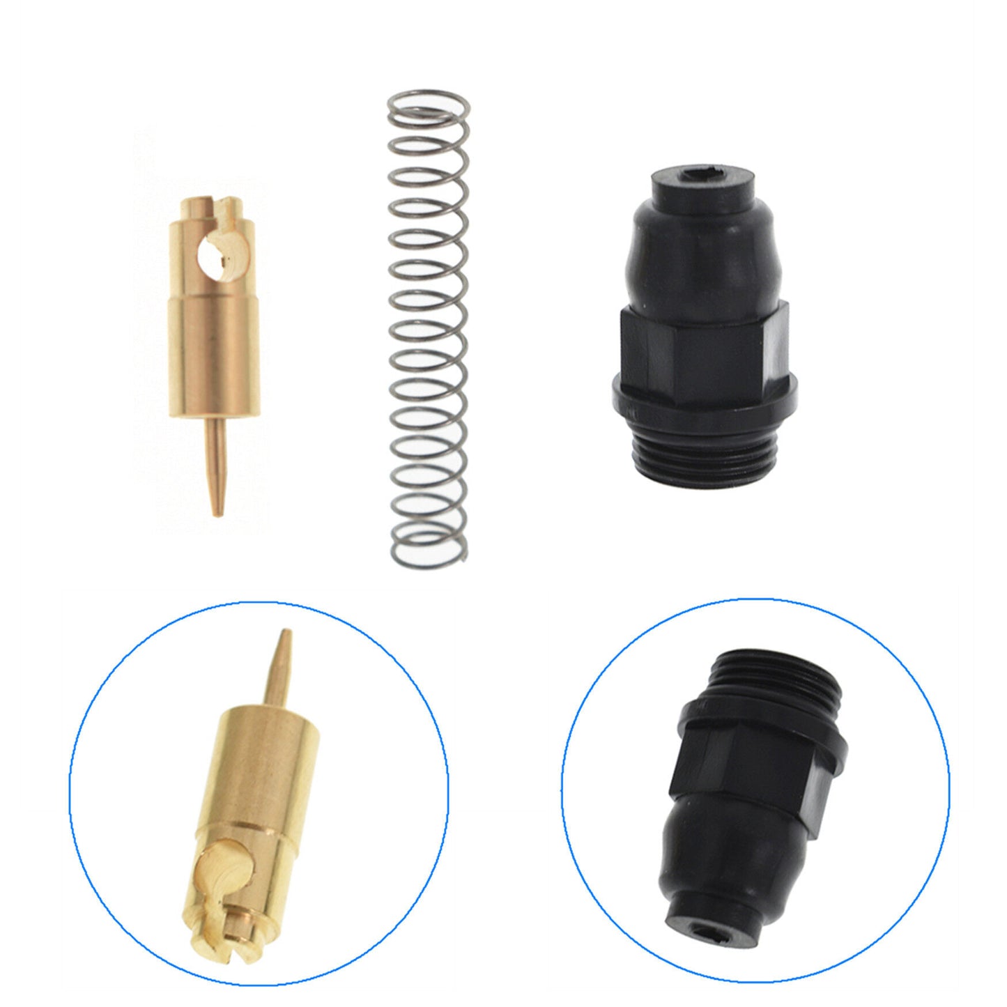 Carburetor Choke Cable Plunger Rebuild Kit Replacement for Suzuki Quadrunner 500 LTF500F 4x4 1998-2002