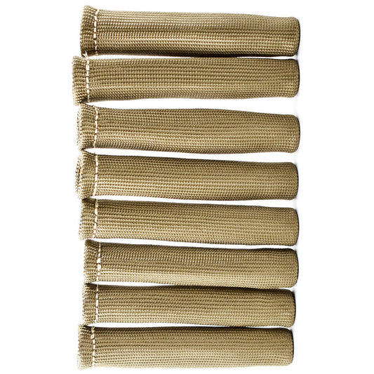 ALL-CARB Spark Plug Wire Boots Heat Shield Protector Sleeve 1800?° Titanium Replacement for SBC BBC 8 Pcs