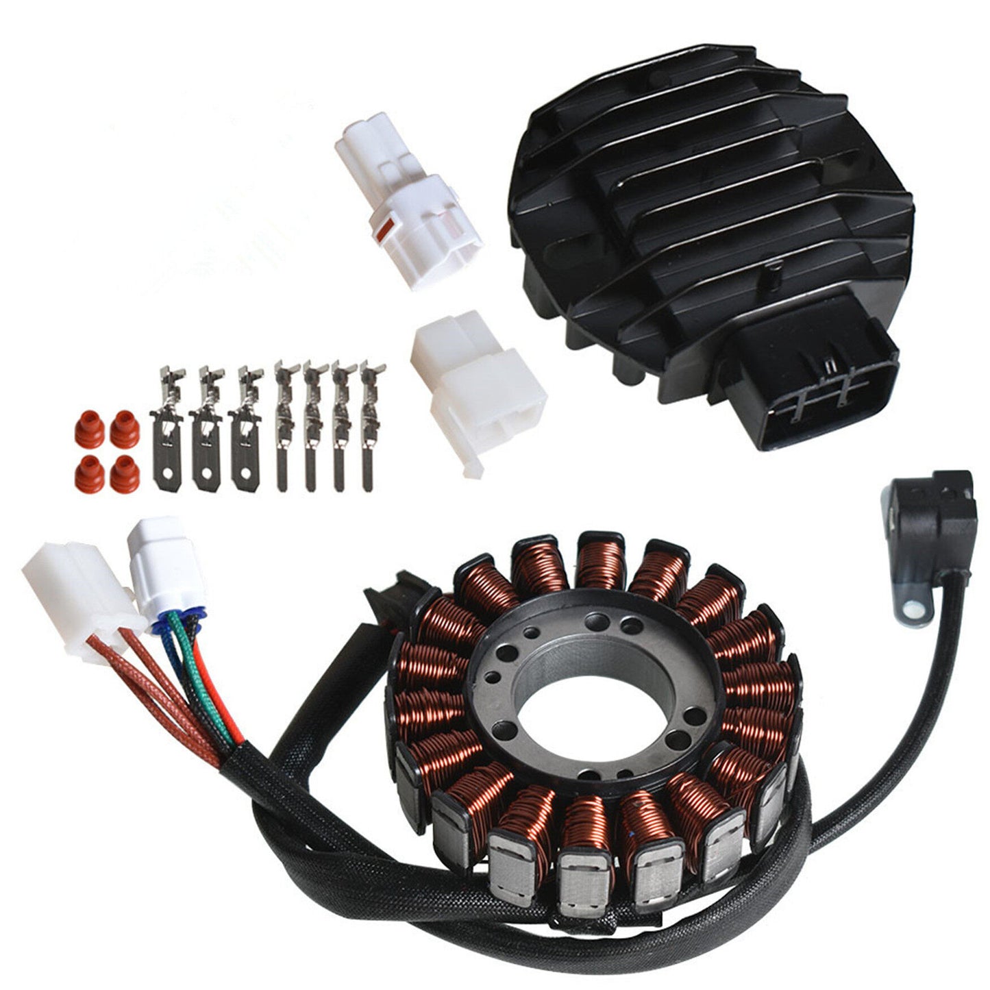 ALL-CARB Stator and Regulator Rectifier Replacement for Suzuki LT-Z400 LTZ400 Quadsport Z400 2003-2008