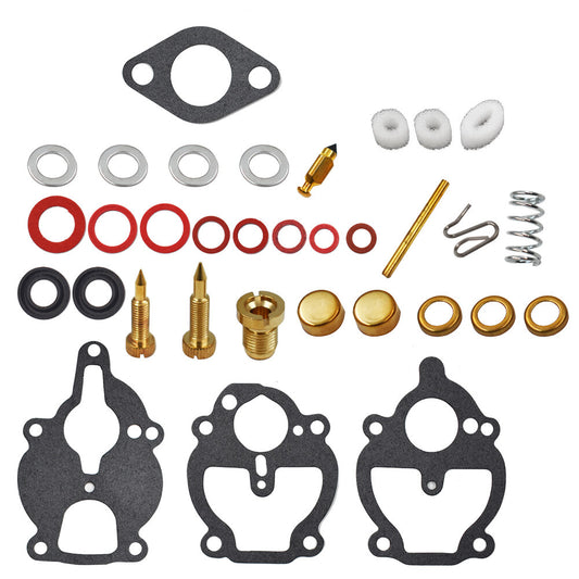 New Carburetor Carb Rebuild Repair Kit fits for 61 161 67 68 IH Farmall Wisconsin Allis Replace # K2112 K2111 K2106