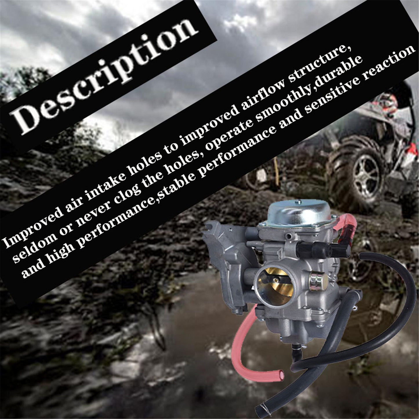 New Carburetor Fit For Arctic Cat Atv 300 2014 2015 2016 Carb