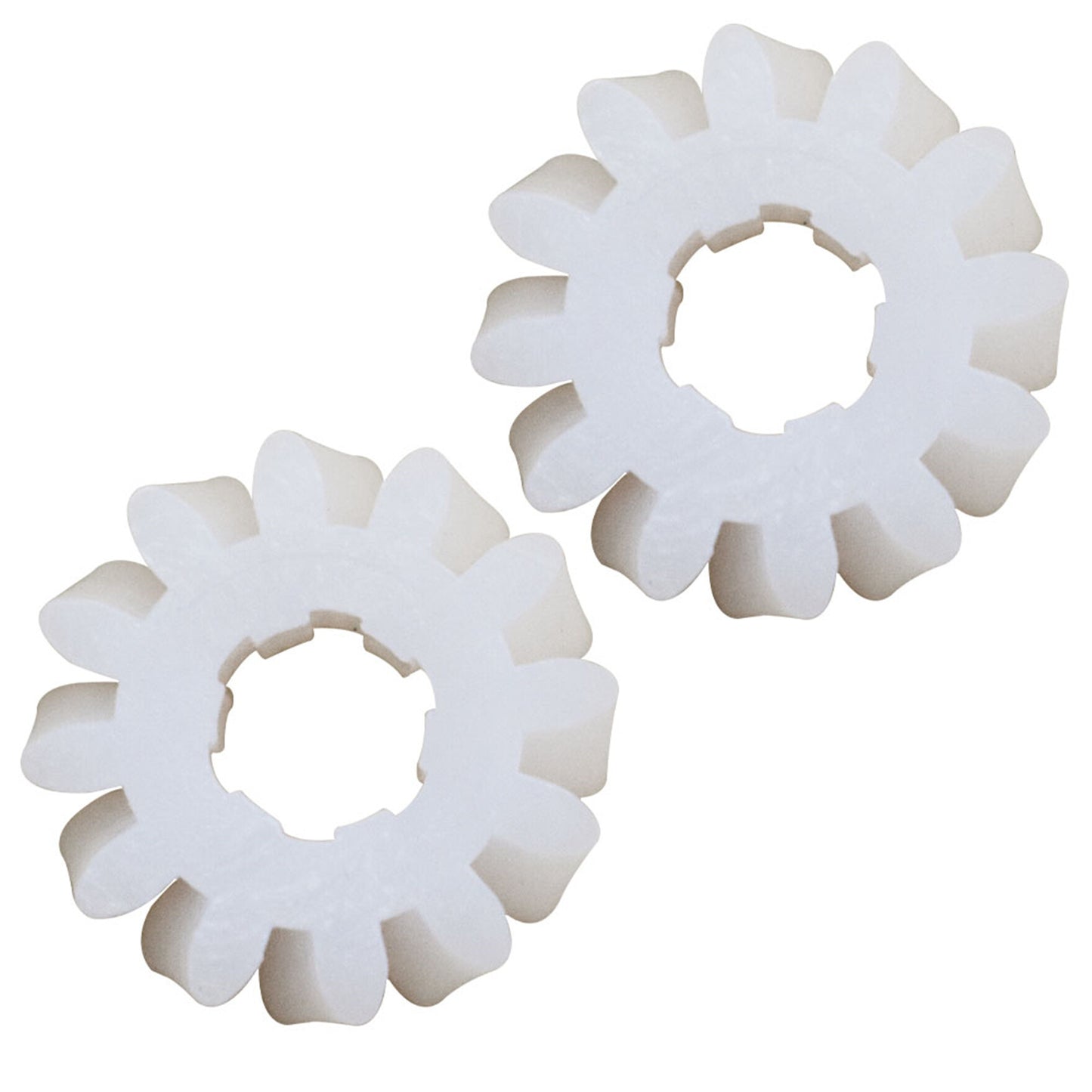 ALL-CARB Set of 2 Reclining Car Seat Gear Replacement for BMW E36 320i 325i 318i 328i M3 White