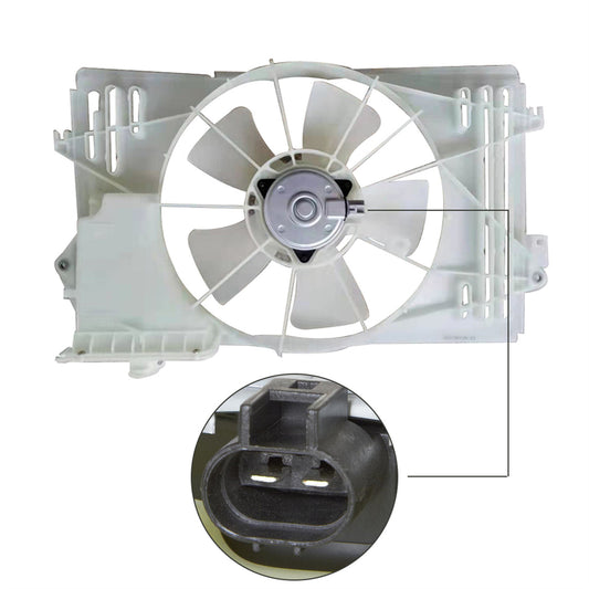 ALL-CARB Radiator Cooling Fan 620-546 Replacement for 2003-2008 Toyota Matrix Corolla 2003-2004 Pontiac Vibe 1.8L 312-55016-120