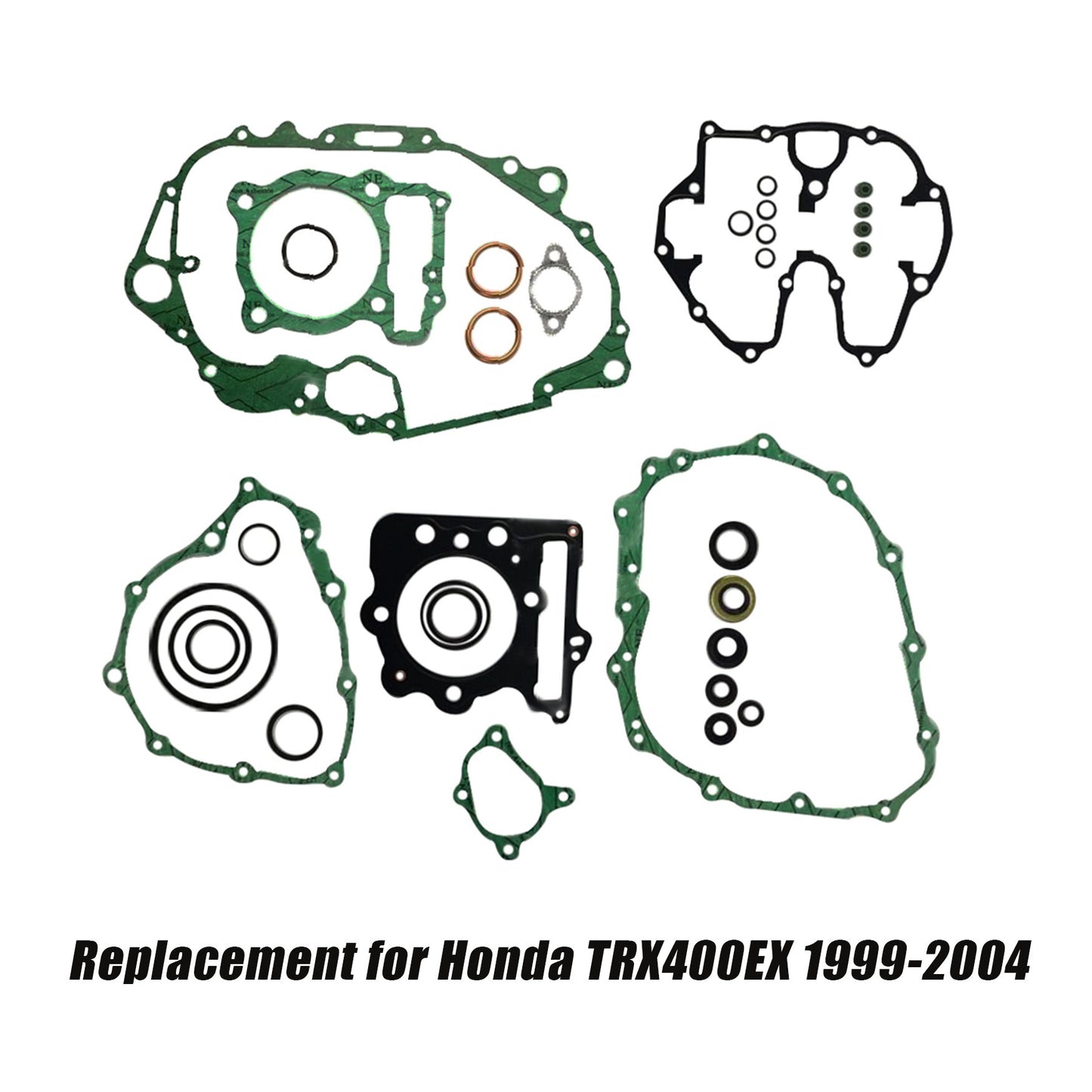 Top and Bottom End Gasket Set Replacement for Honda Sportrax TRX400EX 1999-2004