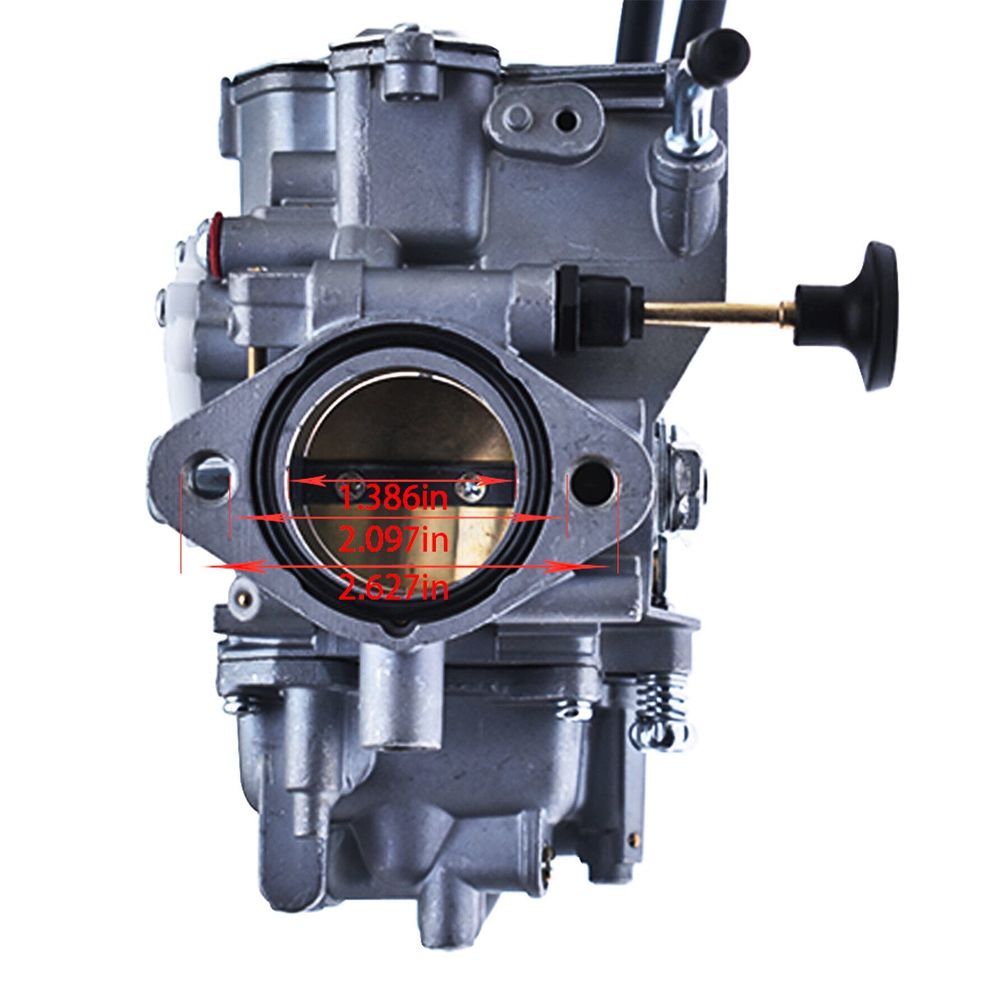 Carburetor Carb with Intake Boot Replacement for Yamaha Big Bear 350 YFM350 Kodiak YFM400 Moto 4