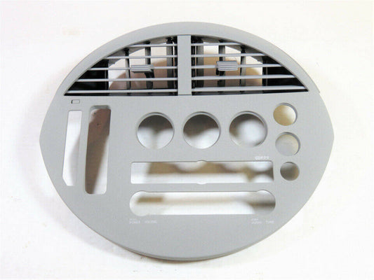 ALL-CARB Instrument Gauge Panel Center Console Dashboard Cover Bezel Replacement for 2004-2005 Nissan Quest Gray