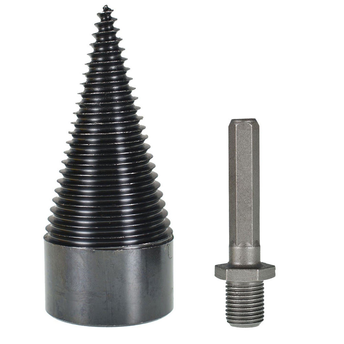 ALL-CARB High Speed Firewood Drill Bit Wood Splitter Screw Splitting Cone Driver (42mm)