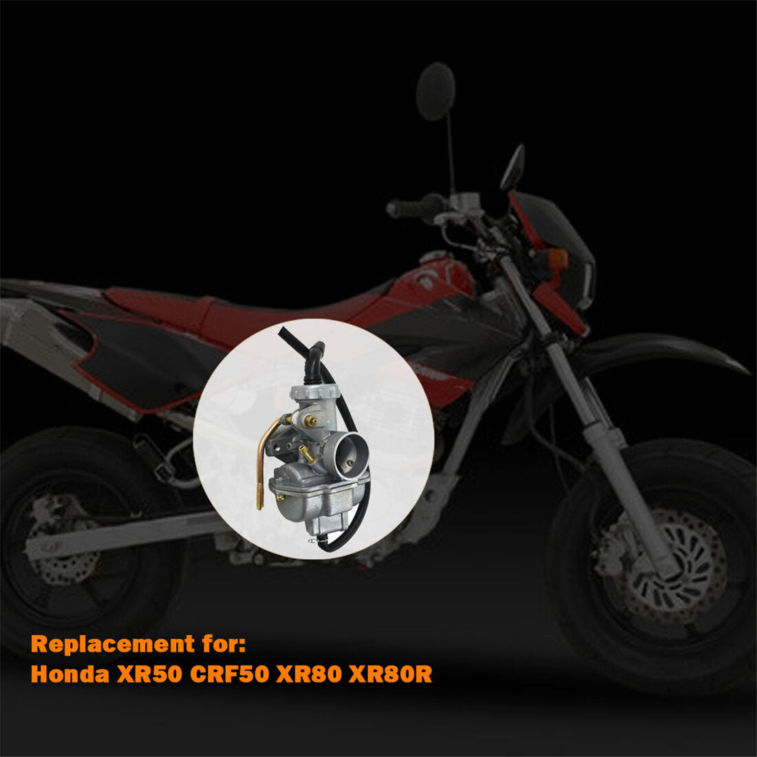 Carburetor Carb Replacement for Honda XR 80 80R R XR80 XR80R 1979-2003 with Air Filter