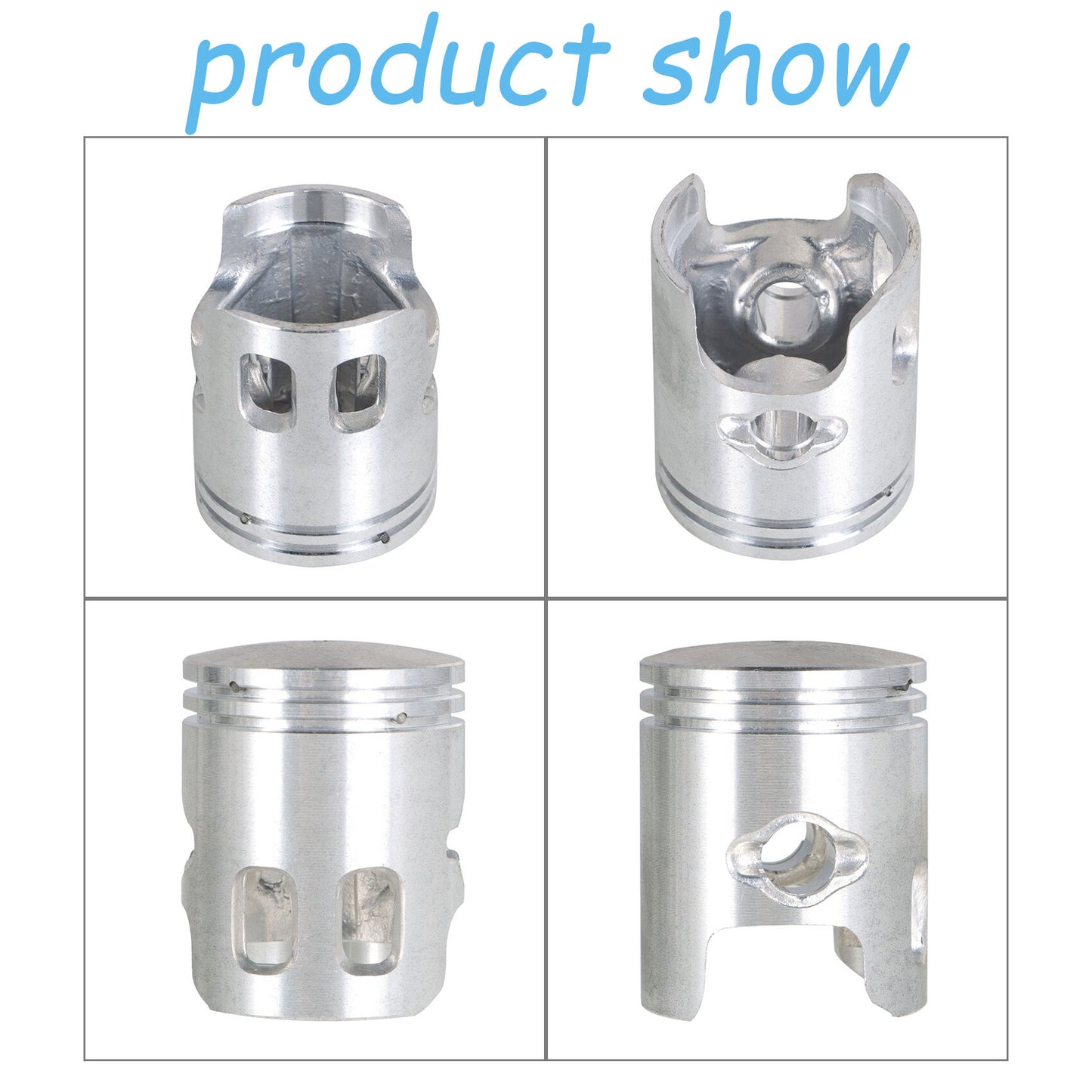 ALL-CARB Cylinder Piston Top End Kit Replacement for Polaris Scrambler 50 2001-2003 Replacement for Polaris Predator 50 2004-2007