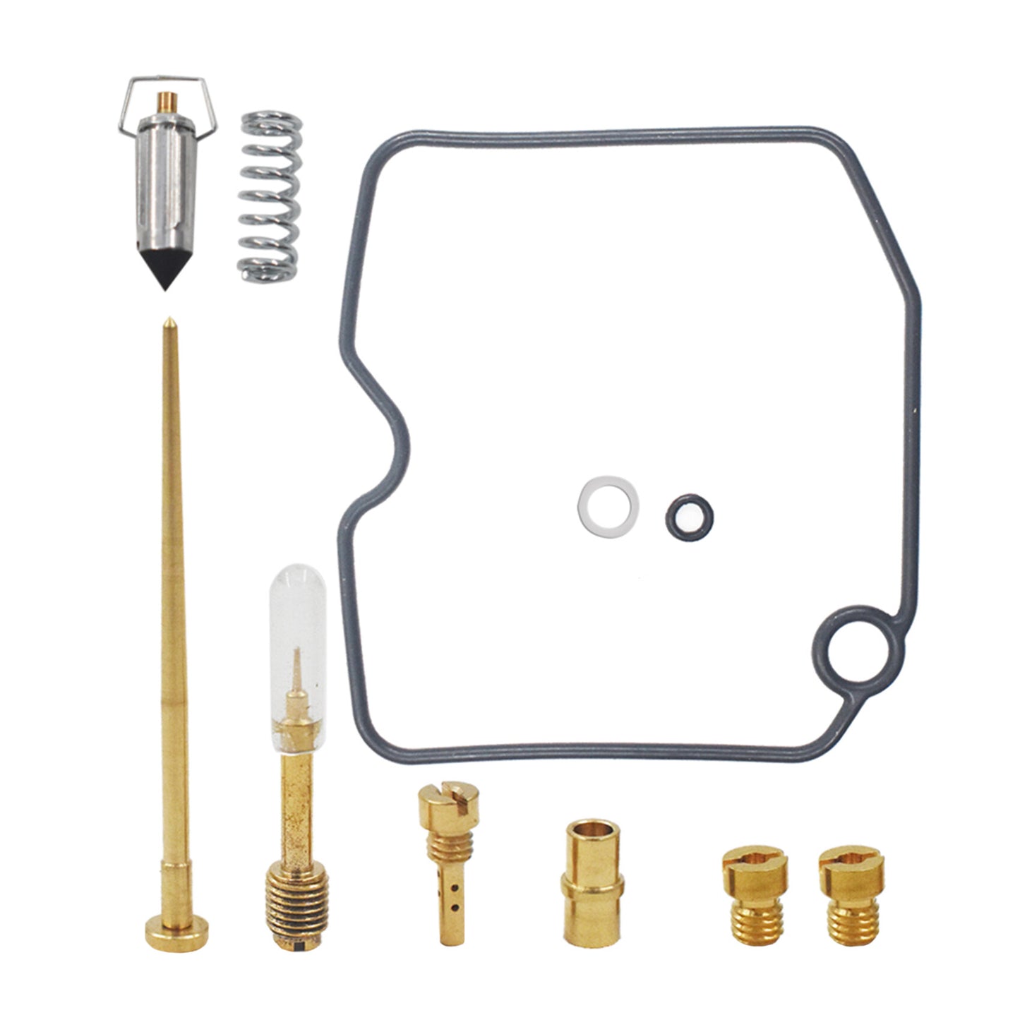 Carb Carburetor Rebuild Repair Kit Fits for Kawasaki KLF400 Bayou 1996 1997 1998 1999