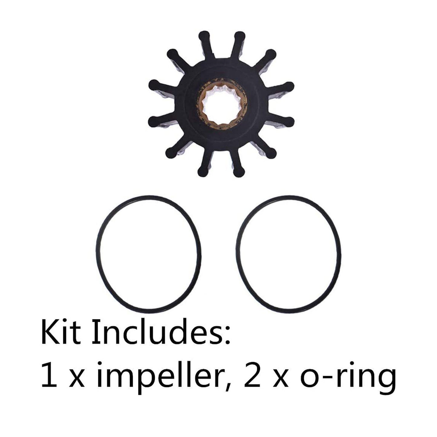 ALL-CARB Impeller Repair Kit Raw Sea Water Pump Service Replacement for Volvo Penta 21213664 3584350 3588914 3841696 3842786