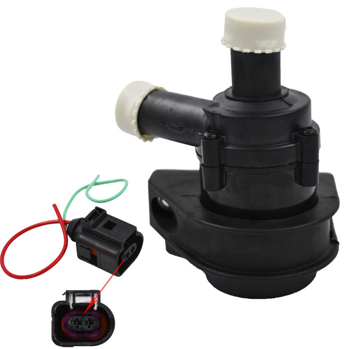 ALL-CARB 1K0965561J Auxiliary Cooling Water Pump Replacement for VW Golf Jetta Audi A3 Passat