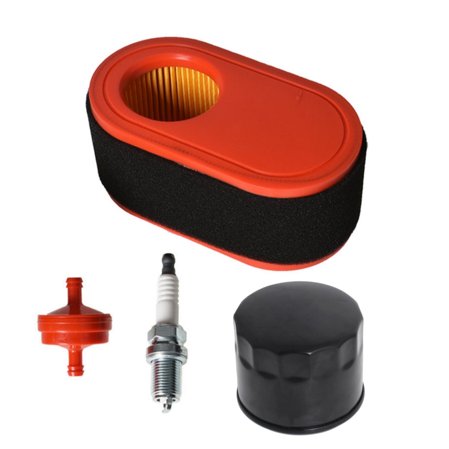 ALL-CARB LT1500 951-12260 Air Filter 951-12690 Oil Filter Replacement for Troy-Bilt TB30 TB30R TB33LS TB42 TBWC33XP LT3800 LT4200 4P90JUB 4P90JUC 4P90M0