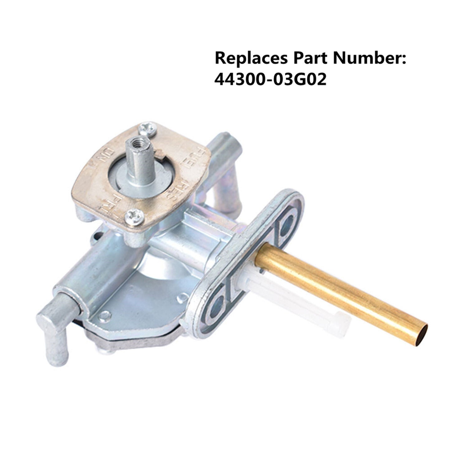ALL-CARB Tank Fuel Cock Valve Switch 44300-03G02 Replacement for Suzuki Vinson 500 LTA500F LTA500FB LTA500FC LTF500F LTF500FC