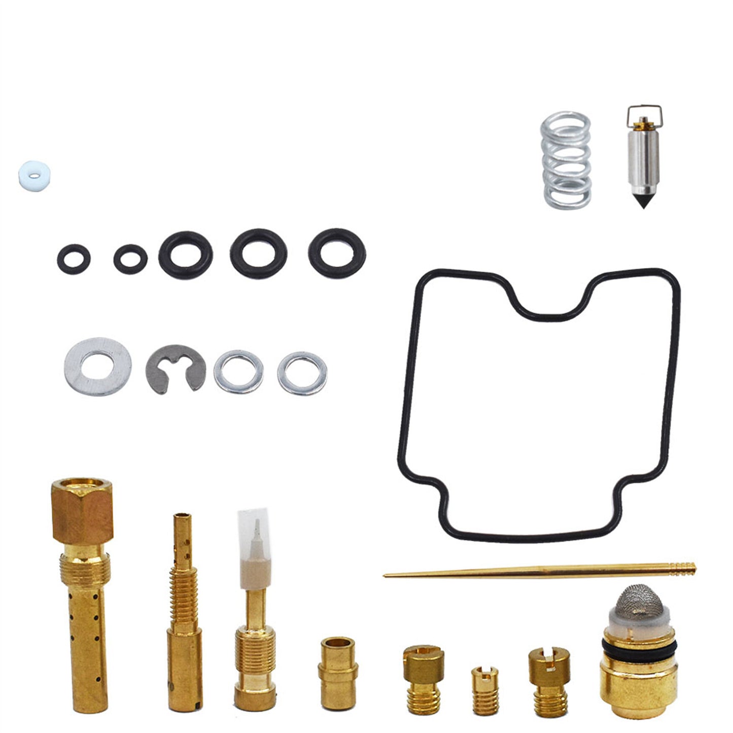 Carb Carburetor Repair Rebuild Kit Replacement for Kawasaki Kfx 400 Kfx400 LTZ400 HDM 221 2003 2004 2005 2006