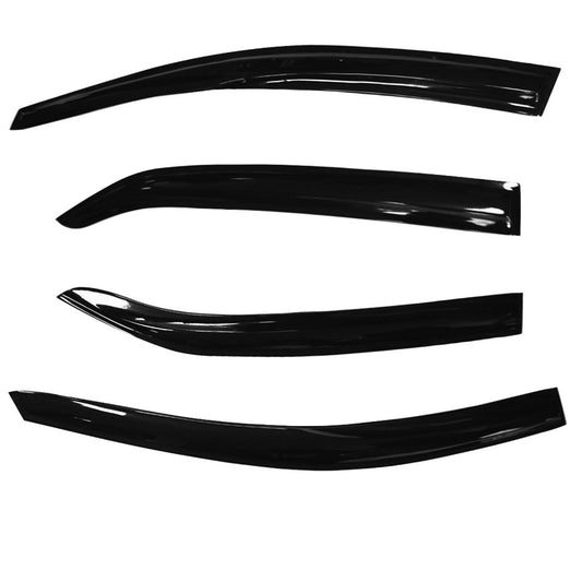 ALL-CARB Window Vent Visors Shade Sun Rain Wind Guards Deflectors Cover Acrylic Replacement for Toyota Corolla 2014-2019 Outside 4 Pieces Black