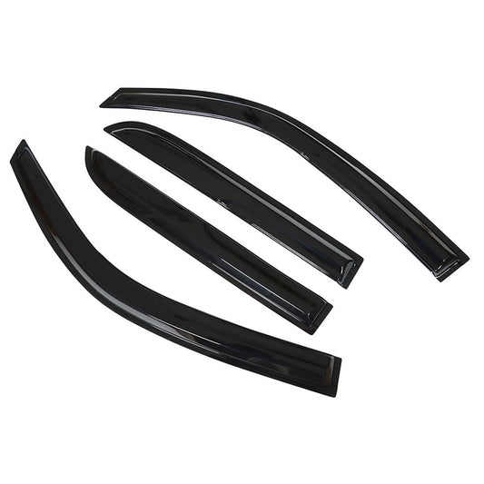 ALL-CARB Window Vent Visors Shade Sun Rain Wind Guards Deflectors Cover Acrylic Replacement for Toyota 4runner 1996-2002 Outside 4 Pieces Black
