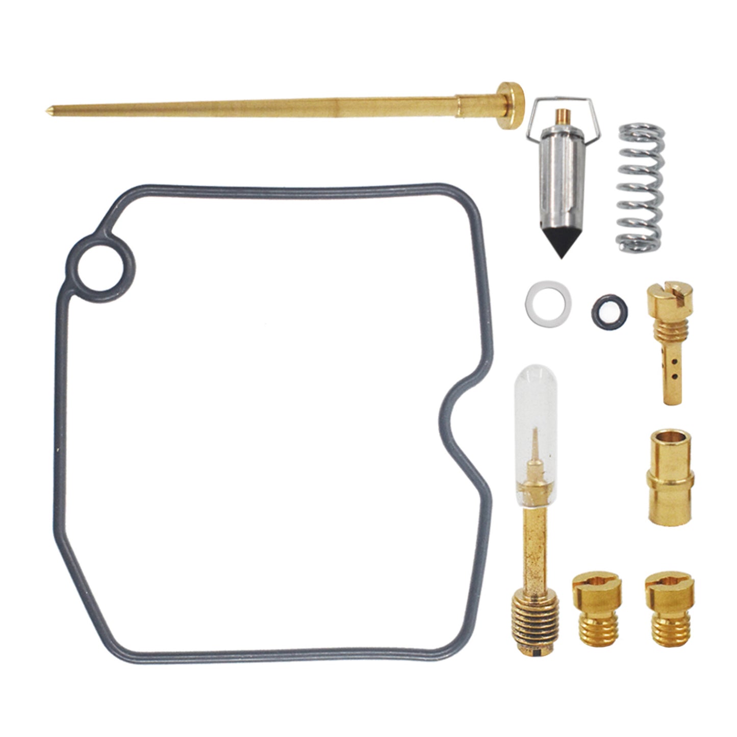 Carb Carburetor Rebuild Repair Kit Fits for Kawasaki KLF400 Bayou 1996 1997 1998 1999
