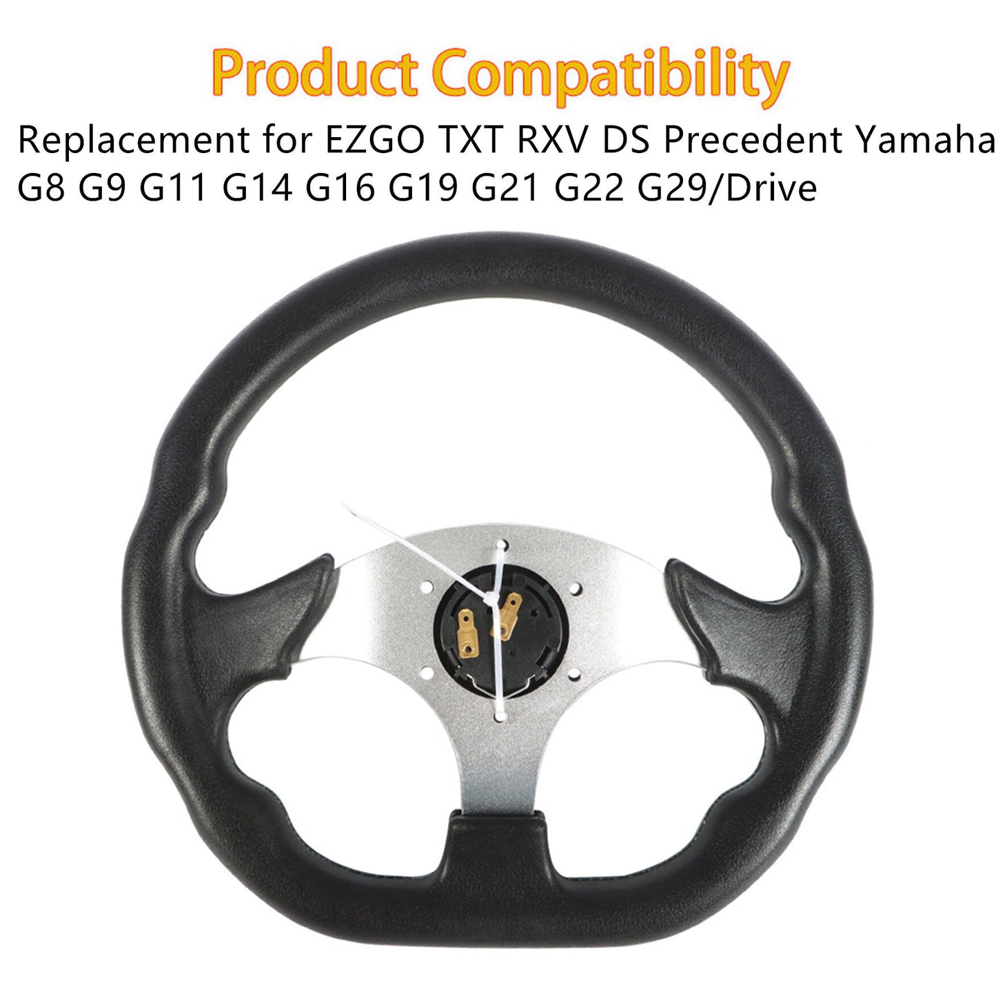 ALL-CARB Steering Wheel Replacement for EZGO TXT RXV Club Car DS Precedent Yamaha G29