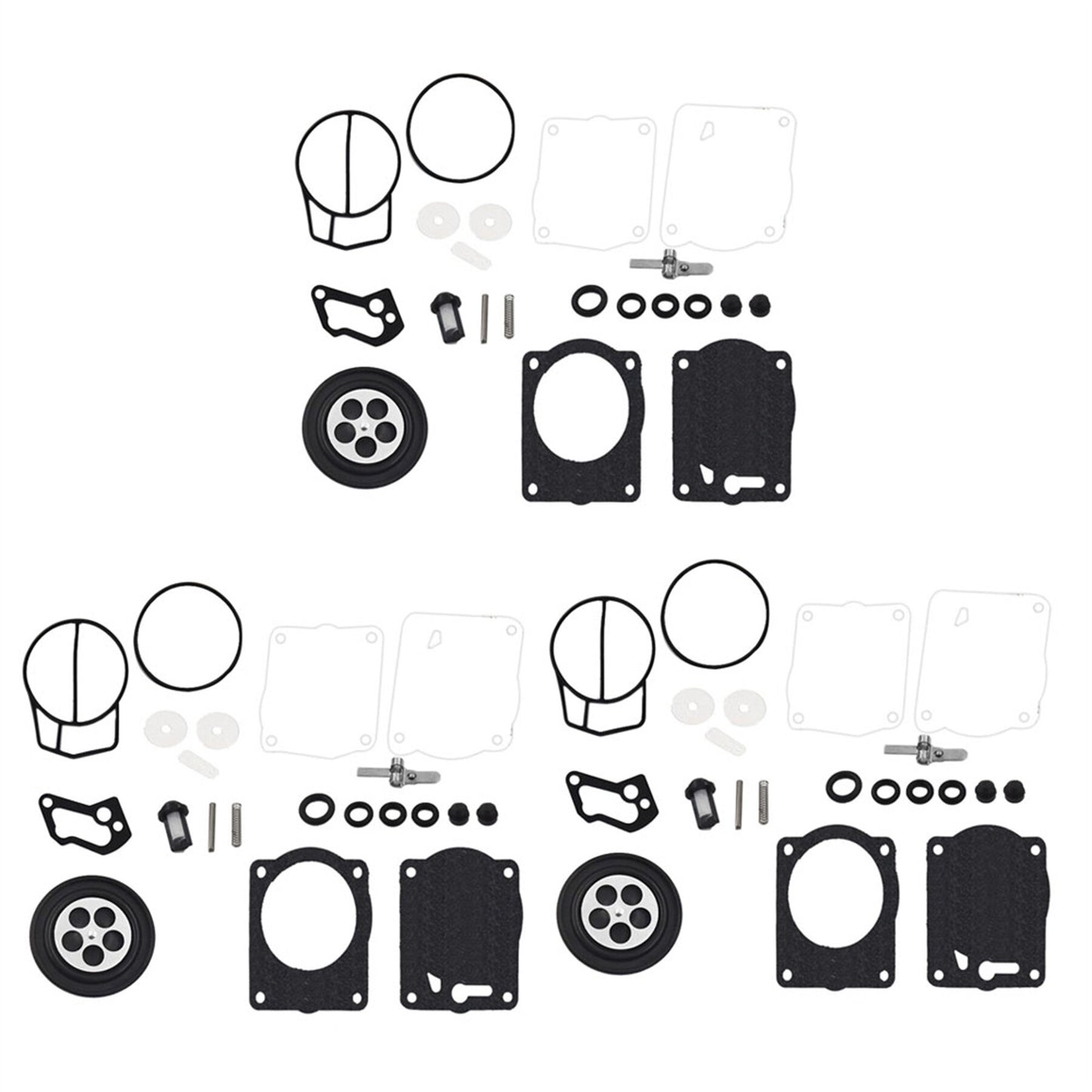 3 x Carburetor Carb Rebuild Repair Kits Fit for Yamaha XL XLT 1200 GP1200R GPr1200 Xl1200 XLT1200