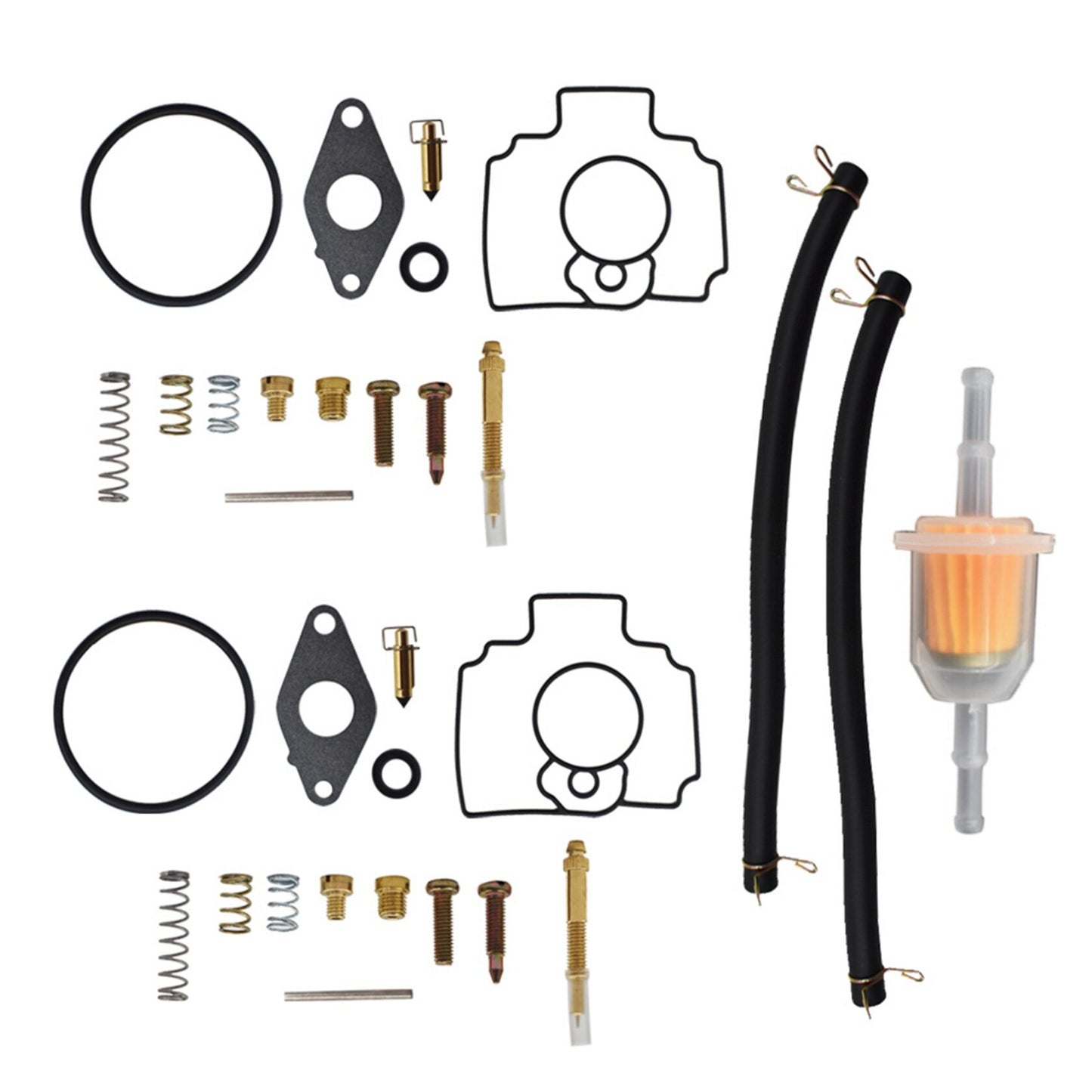 New Carburetor Rebuild Kit Fit for John Deere Mower 345 425 445 - FD620 FD620D Carb MIA11386 MIA12362 AM118872