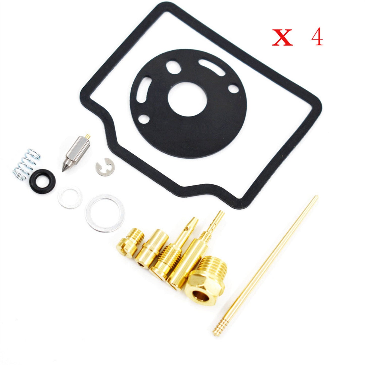 4X Carburetor Carb Rebuild Kit Repair Gasket Jet Fit for Honda CB750 CB 750 K1-K6