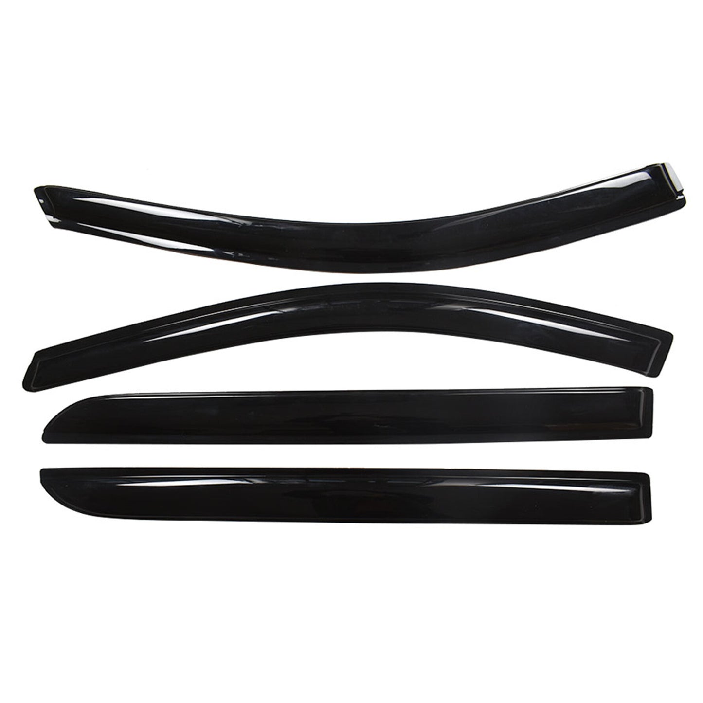 ALL-CARB Window Vent Visors Shade Sun Rain Wind Guards Deflectors Cover Acrylic Replacement for Honda Odyssey 2005-2007 Outside 4 Pieces Black