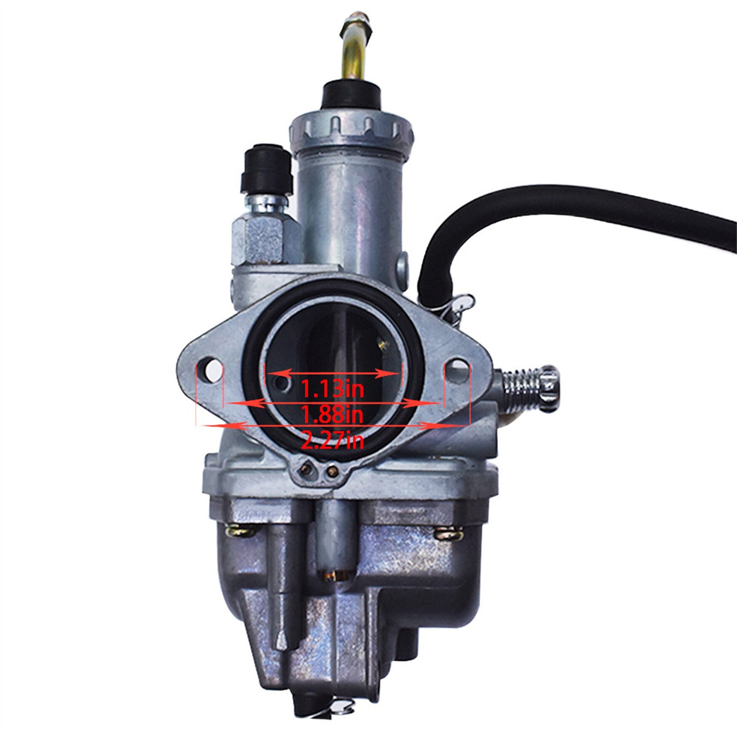 Carburetor Carb with Intake Boot Replacement for Yamaha Moto 4 YFM225 1986-1988