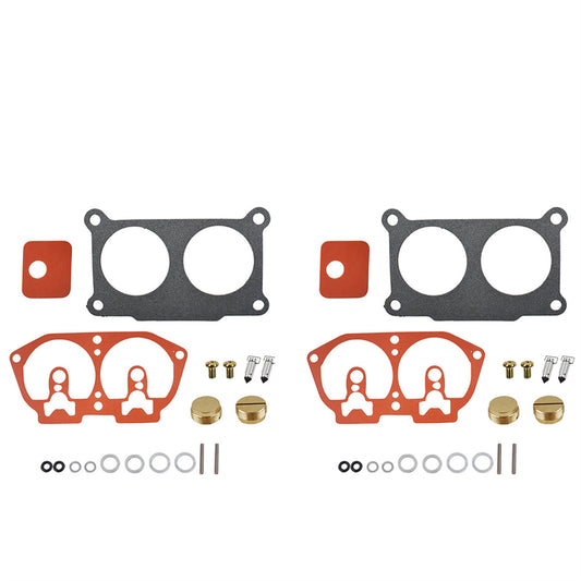 2 Pcs Carburetor Carb Rebuild Repair Kits Fit for Yamaha Outboard V-4 115 130 HP 1986-1995
