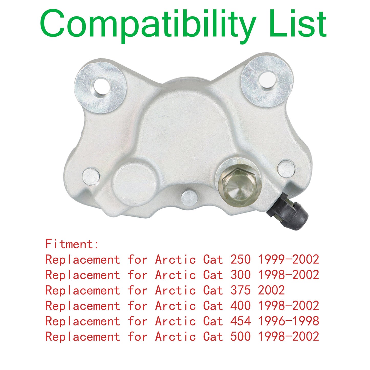 ALL-CARB Rear Right Brake Caliper Replacement for Arctic Cat 250 300 375 400 454 500 2x4 4X4 1996-2002