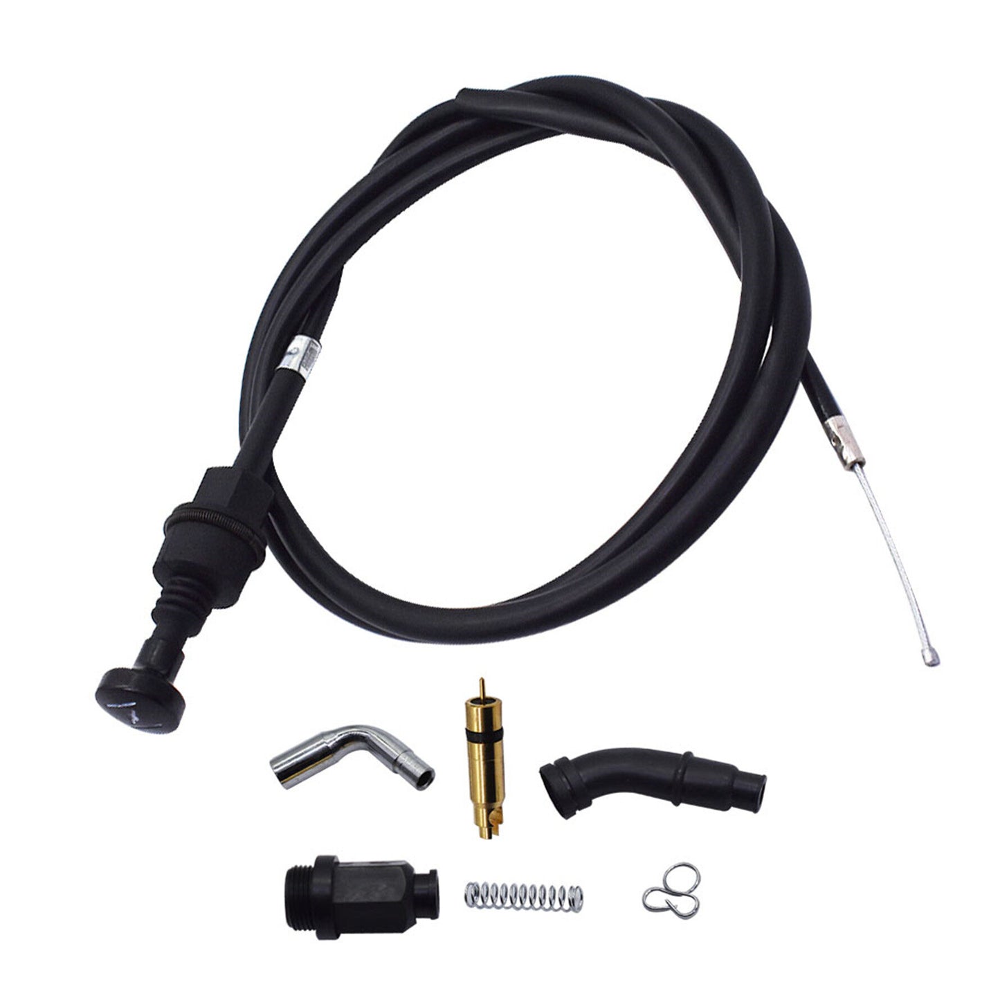 Carburetor Carb Choke Cable and Starter Valve Plunger Kit Fits For Honda Rancher 350 2000-2006