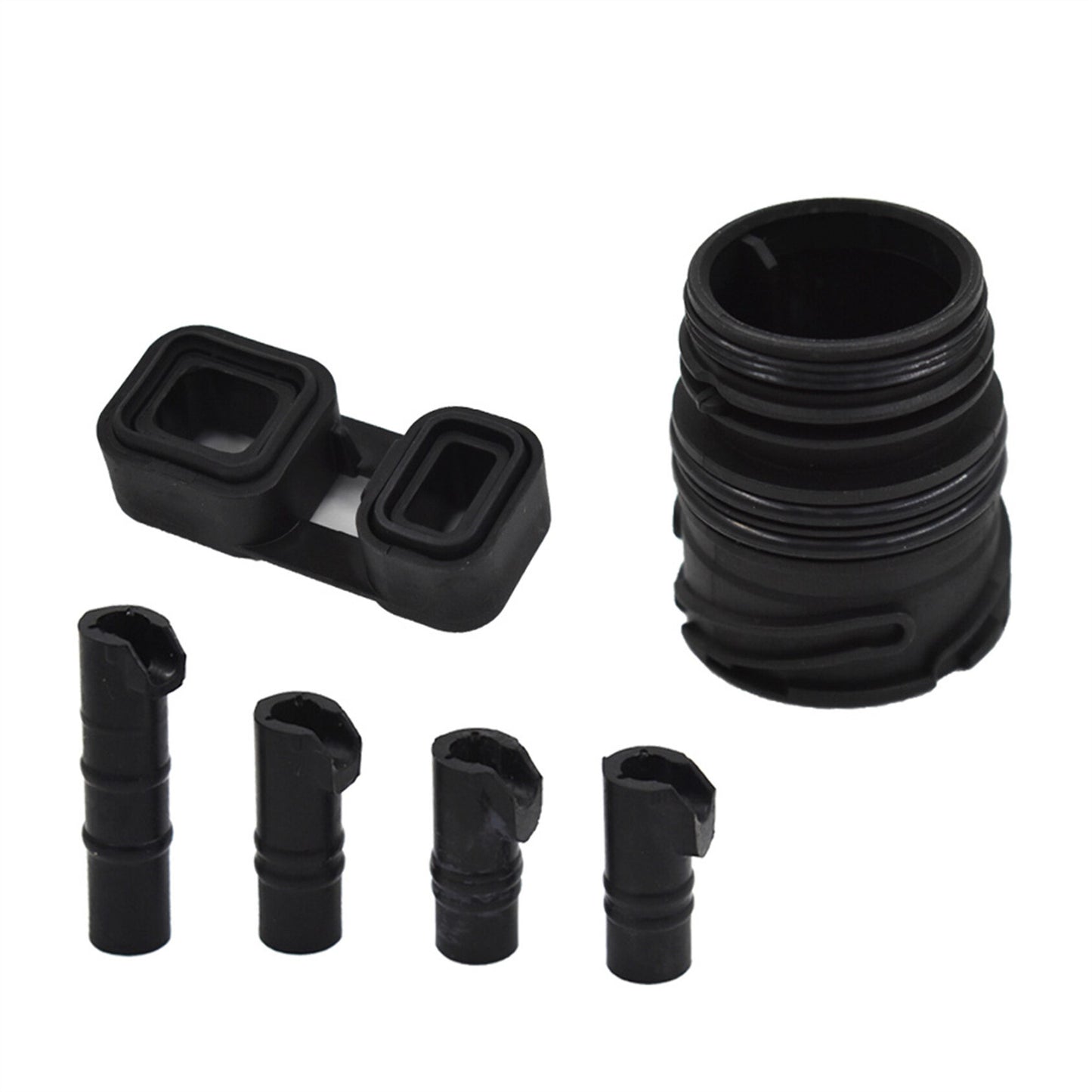 ALL-CARB 6Pcs ZF6HP19 6HP21 Valve Body to Case Sleeve Seal Kit Replacement for BMW 2004-2006 24347588759 24347588725 24107536339 24107536340 24107536341