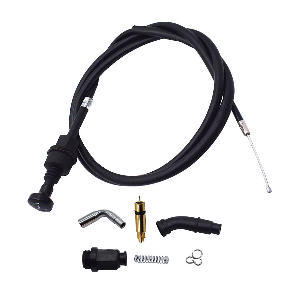 Carburetor Carb Choke Cable and Starter Valve Plunger Kit Fits For Honda Rancher 350 2000-2006
