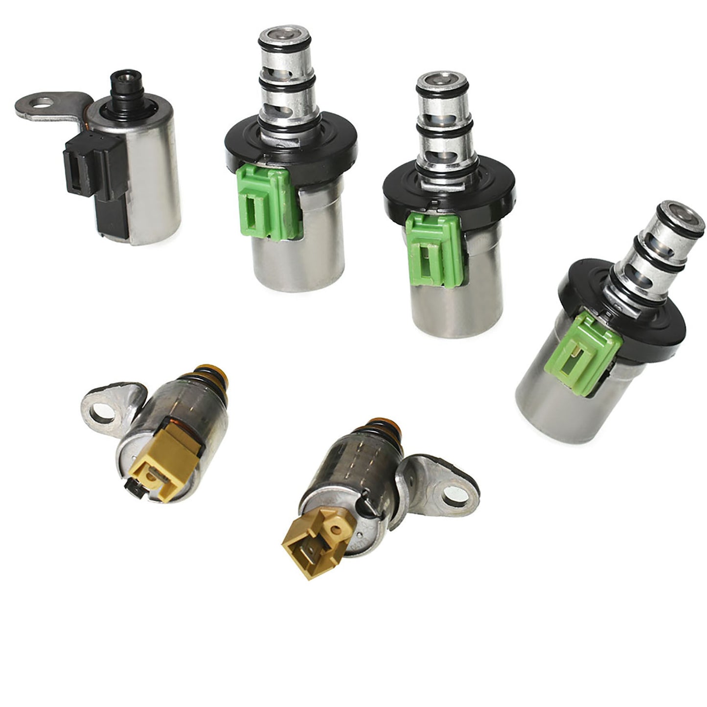 ALL-CARB 4F27E Transmission Solenoid Valve Kits Replacement for Ford with 4F27-E 4 Speed Automatic Models and FNR5 5 Speed Main Valve Bodies