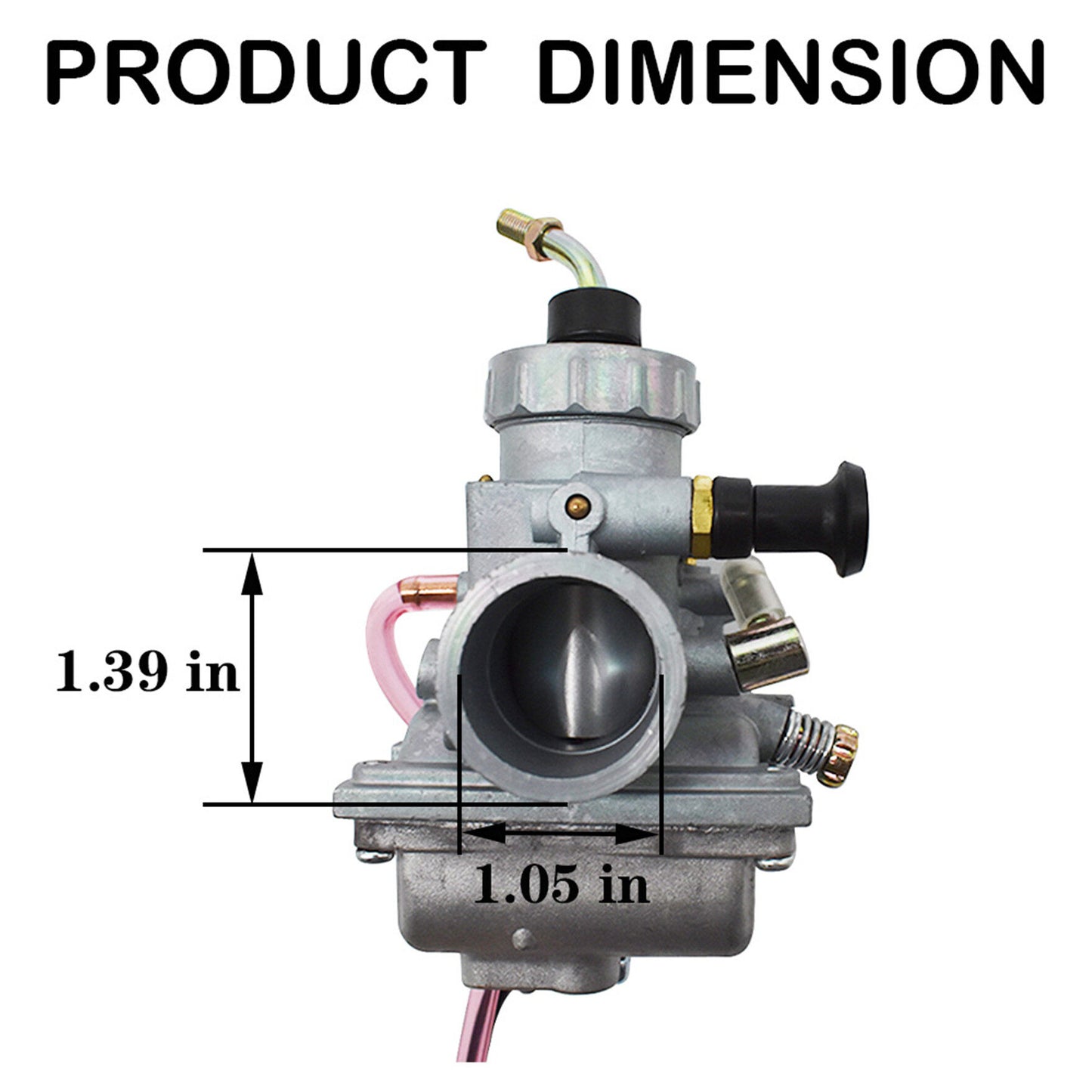 ALL-CARB New Carburetor with Filter Fit for Suzuki Quadrunner 250 LT250 LT250EF LT250E 2x4 1985-1987