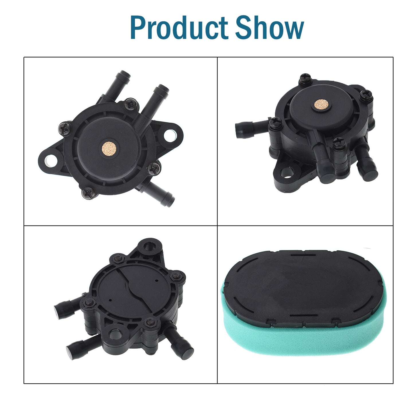 ALL-CARB KT610 Air Filter Kit Replacement for Kohler 19HP-26HP 14.2KW 14.9KW 15.7KW 16.4KW 7000 Series Engine KT715 KT725 KT730 KT735