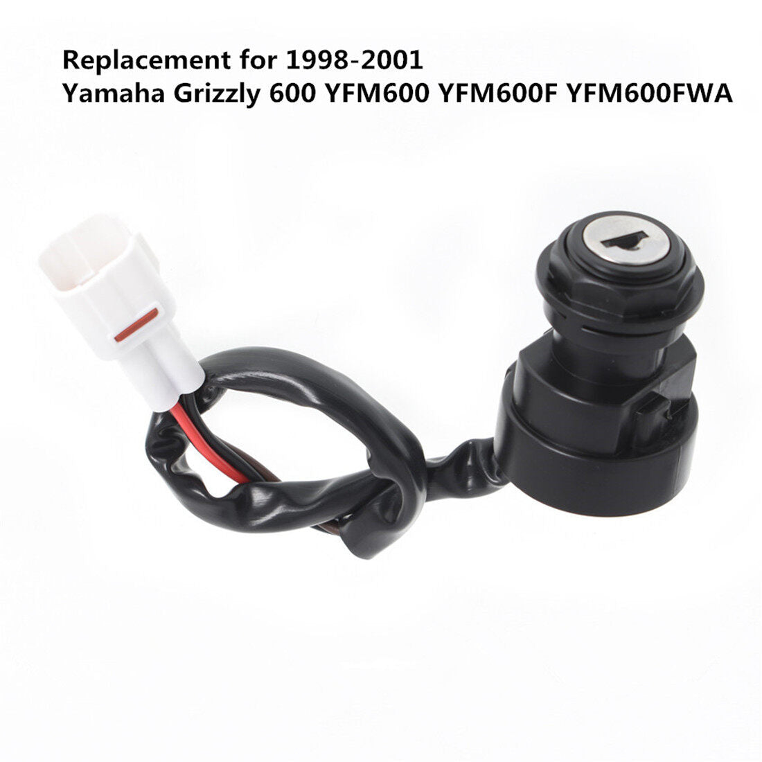 ALL-CARB Ignition Key Switch Replacement for Yamaha Grizzly 600 YFM600 1998 1999 2000 2001 Atv