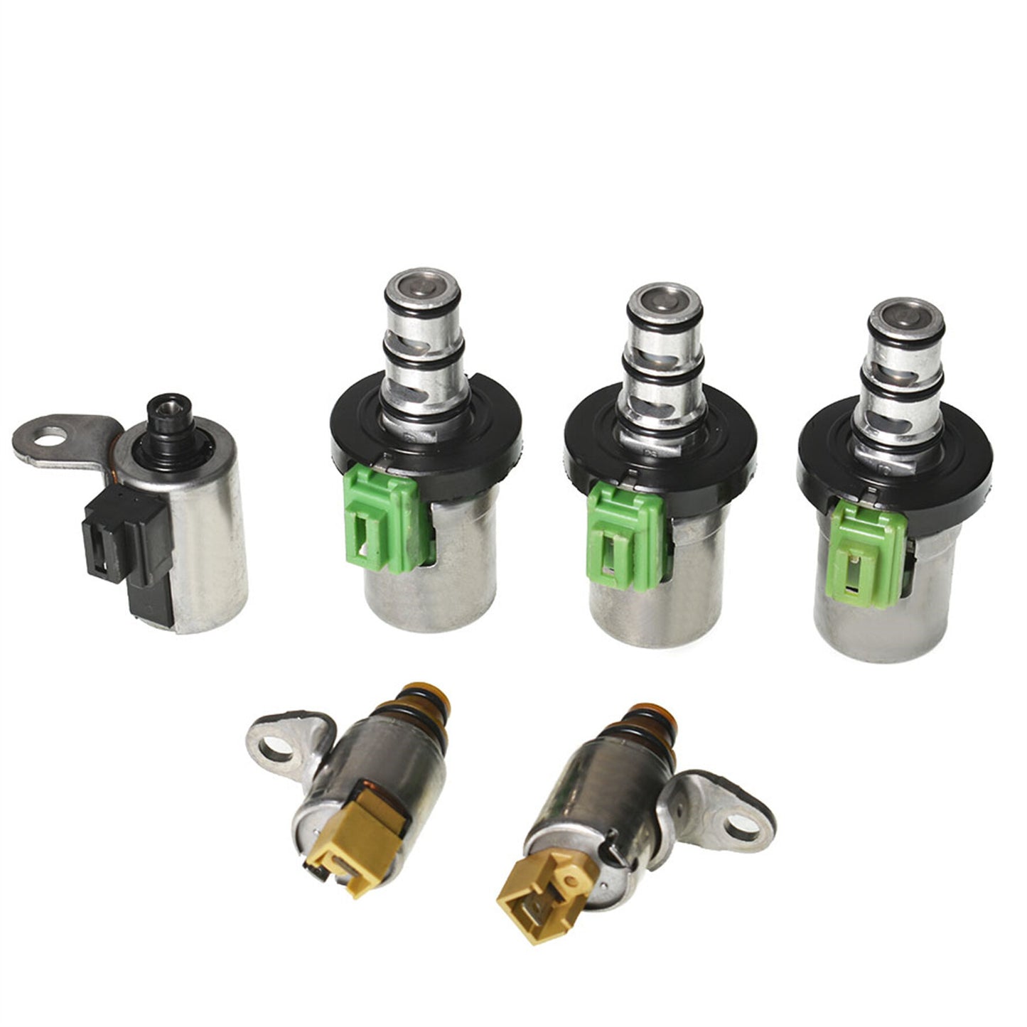 ALL-CARB 4F27E Transmission Solenoid Valve Kits Replacement for Ford with 4F27-E 4 Speed Automatic Models and FNR5 5 Speed Main Valve Bodies