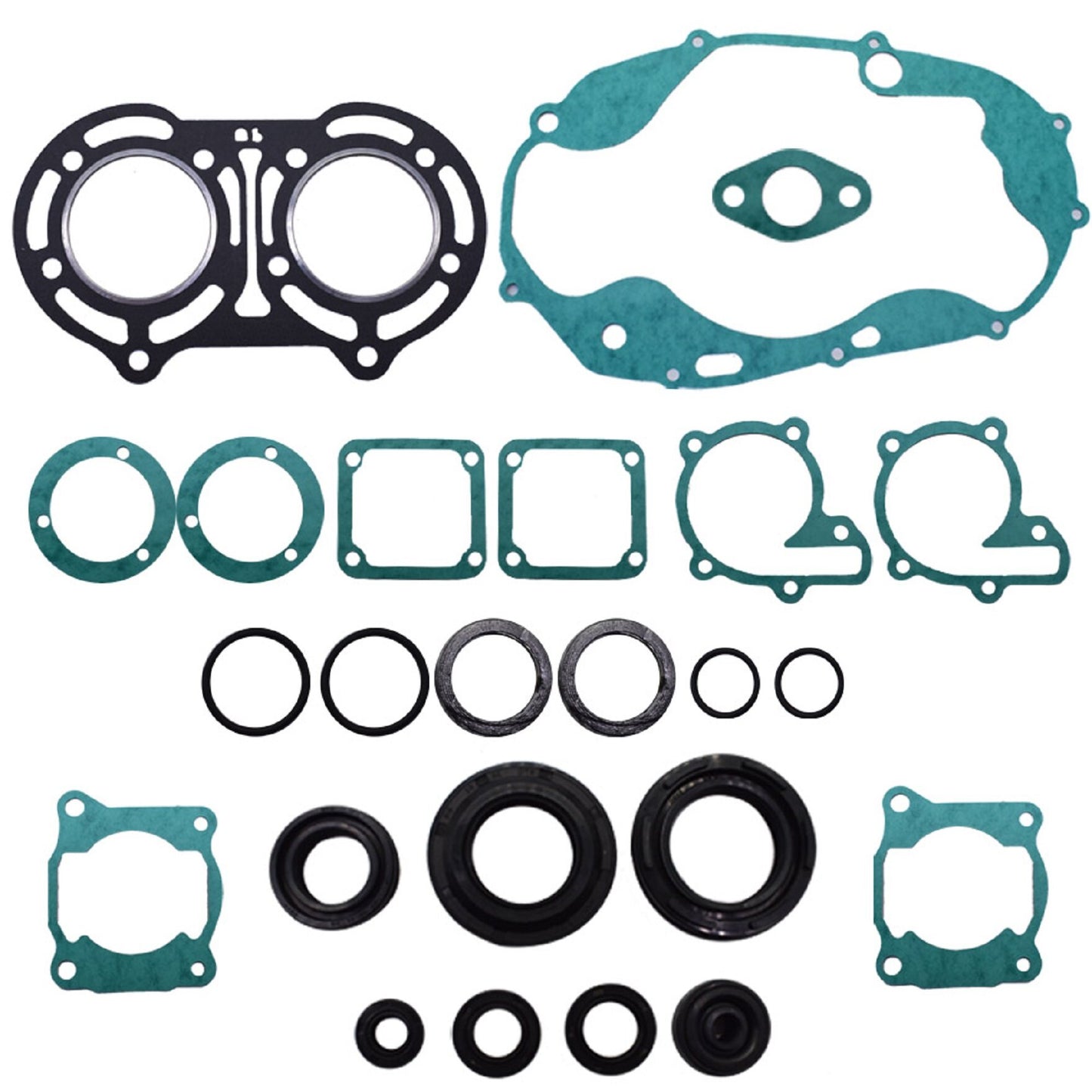 ALL-CARB Engine Gasket Set with Oil Seals Kit Replacement for Yamaha Banshee 350 1987-2006 YFZ350