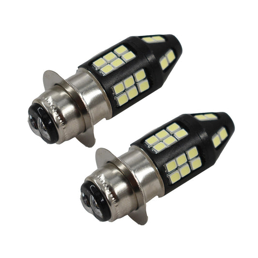 ALL-CARB 2 Pack White 6000K LED Bulb H6M Headlights Replacement for Yamaha 700 700R 2006-2018