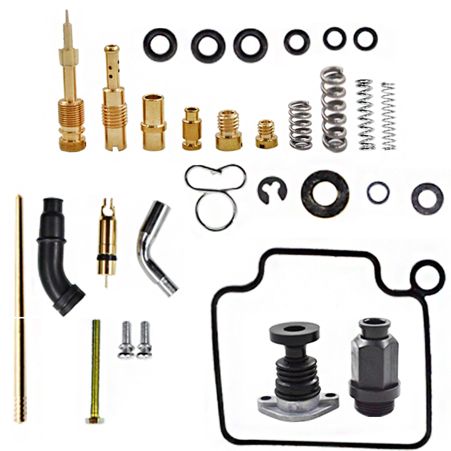 ALL-CARB Carburetor & Primer & Choke Rebuild Kit Replacement for Honda Foreman 450 TRX450FE TRX450FM TRX450ES TRX450S 1998-2004