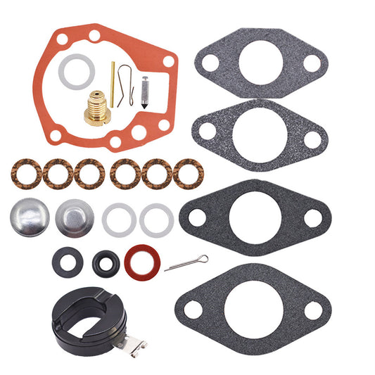 ALL-CARB Repair Carburetor Rebuild Kit & Float Replacement for Johnson Evinrude 1.5 2 3 4 5 5.5 6 HP 18-7043 439071