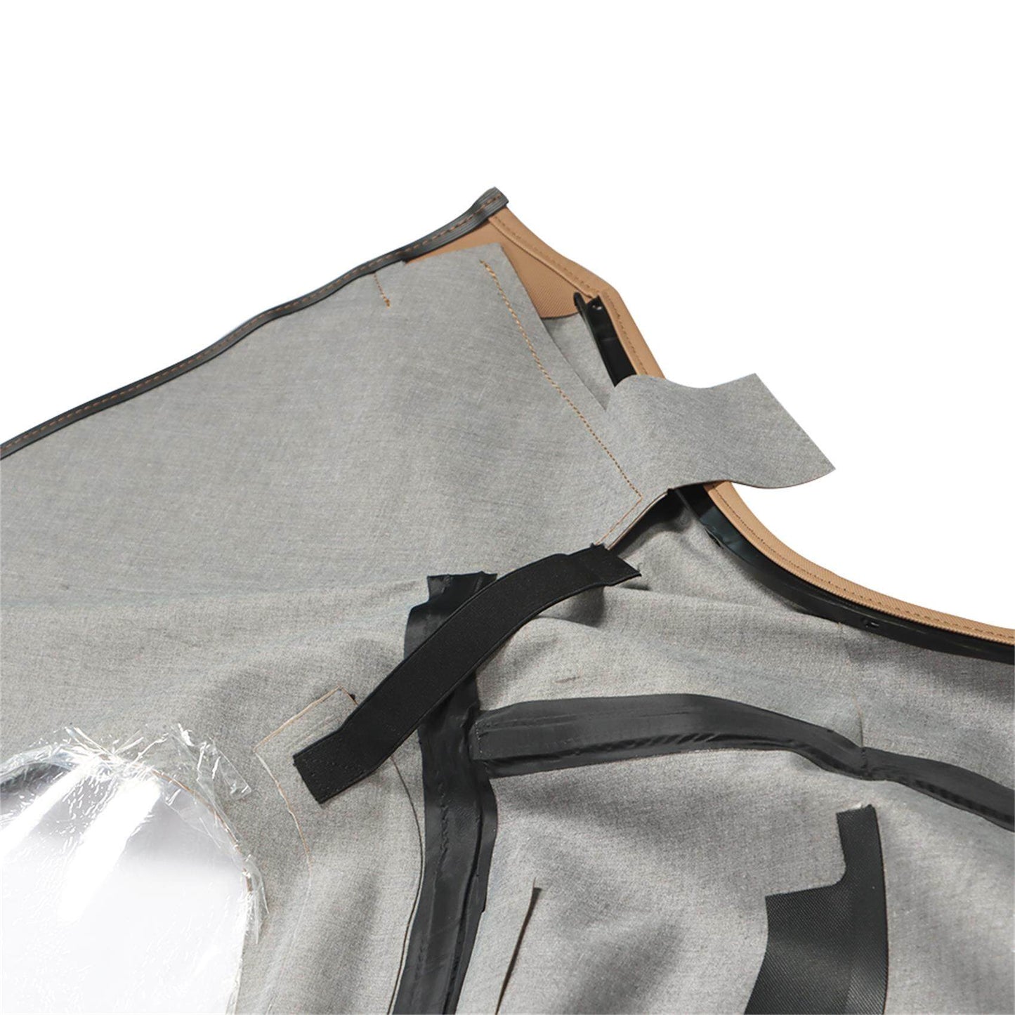ALL-CARB Soft Top Convertible Replacement for Z3 1996 1997 1998 1999 2000 2001 2002 Plastic Window Brown Twill