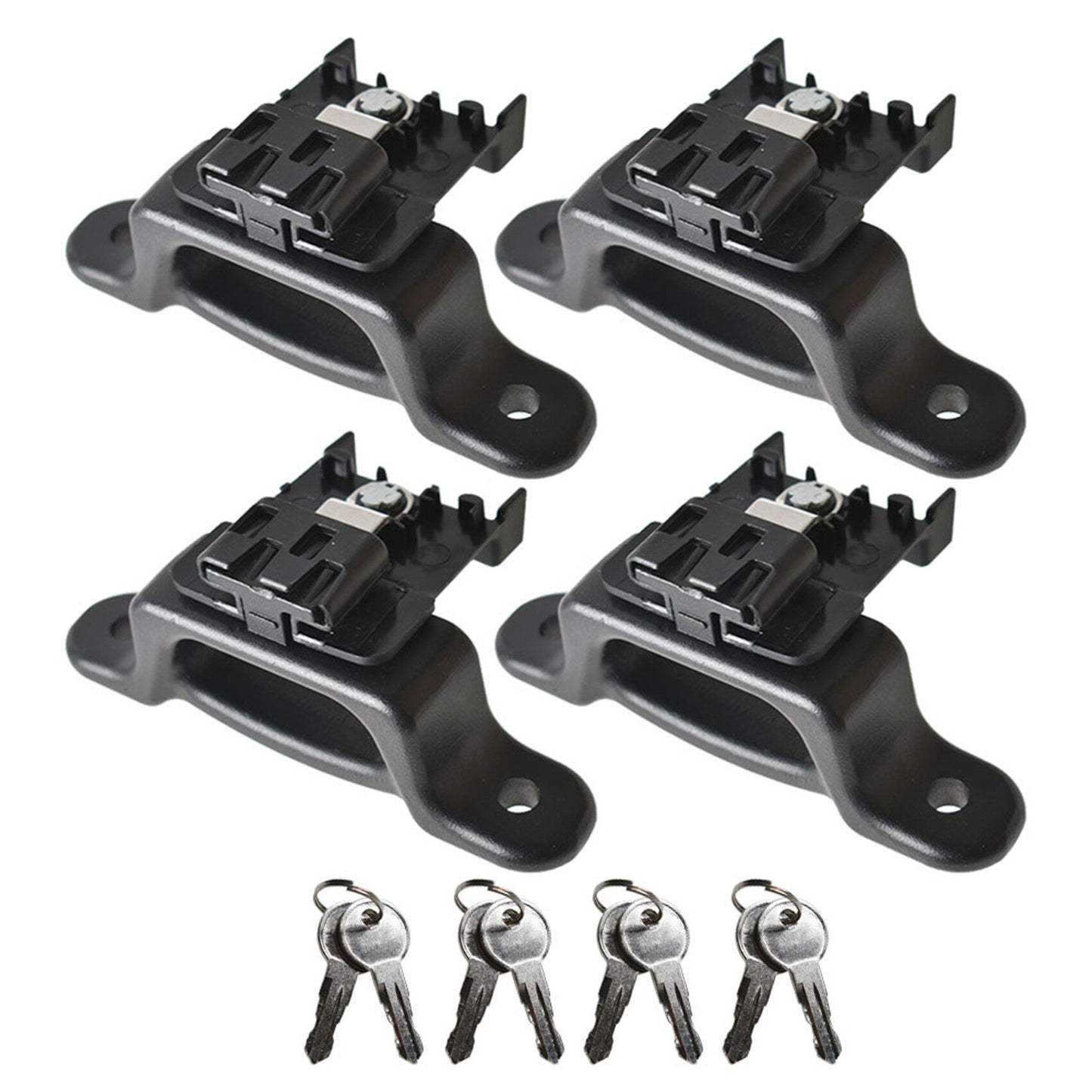 ALL-CARB Pack of 4 Box Tie Down Truck Bed Cleats Locking Replacement for F-150 F-250 Super Duty F-350 Super Duty 2015-2020 FL3Z99000A64B