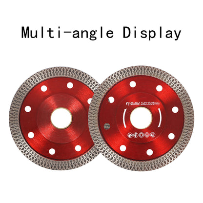 ALL-CARB 5Pcs 4 Inch Diamond Porcelain Saw Blades Ceramic Cutting Disc Wheels for Cutting Ceramic Tile Porcelain Granite Marbles