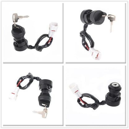 ALL-CARB Ignition Key Switch Replacement for Yamaha Grizzly 600 YFM600 1998 1999 2000 2001 Atv